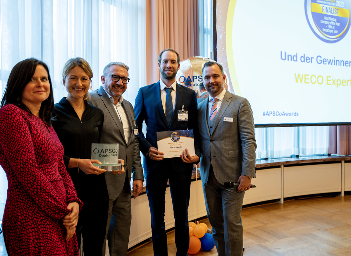 APSCO Award of Excellence: „Best Start-up Company of the Year 2022“
